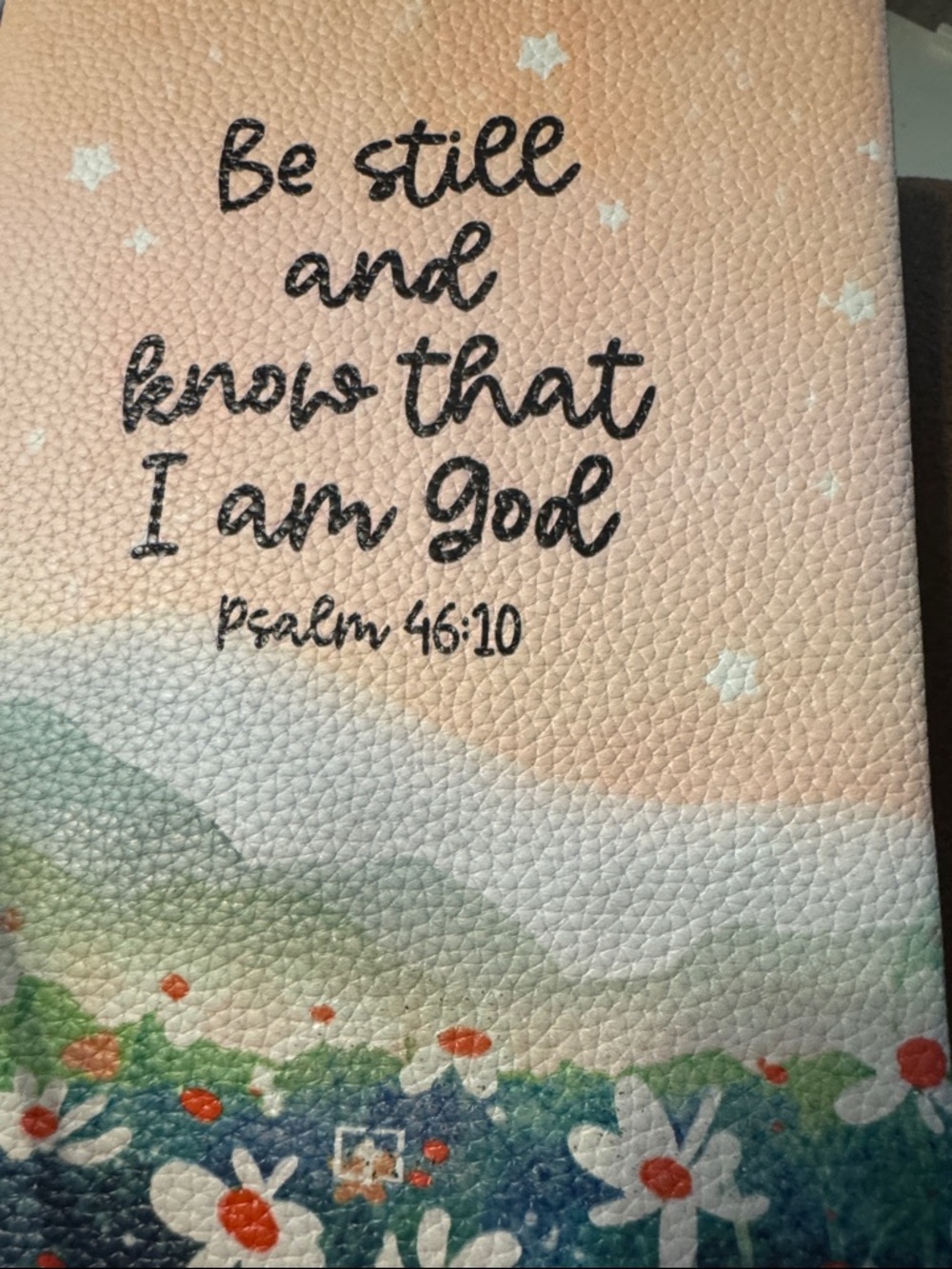 Inspirational Floral Prayer Journal - Pink Peach Cover. Includes Pen, Bookmark